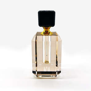 Karun Home rectangular perfume bottle with precious stone cap