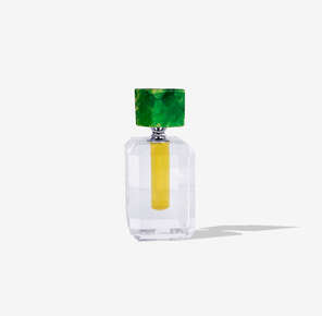Karun Home decorative perfume bottle with jade stone