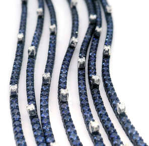 Colour Of The Karun Safir ve pırlantalı altın bilezik