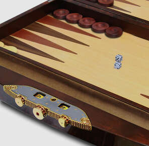 Walnut Backgammon Set®